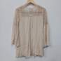 Bella Ella Women's Cream Gorgeous Gal Lace Sleeve Mini Dress Size S with Tag image number 2