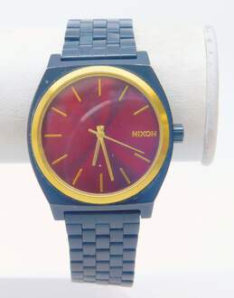 Nixon The Time Teller Red & Black Quartz Men's Watch 88.5g