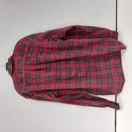 Eddie Bauer Plaid Button-Up Shirt Men's Size XLT alternative image