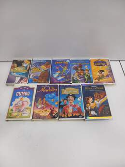 Bundle of Nine Walt Disney Animation VHS Video Tapes
