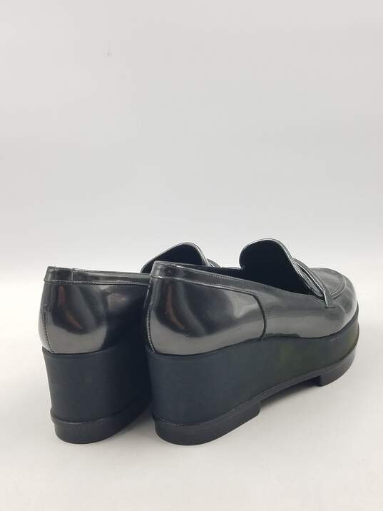 Authentic Robert Clergerie Gunmetal Platform Loafers W 8B image number 4