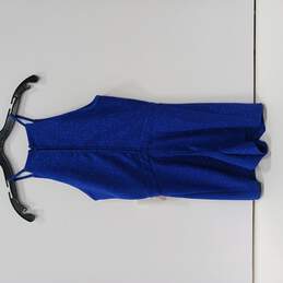 Women's Blue Mini Dress Sz S NWT alternative image
