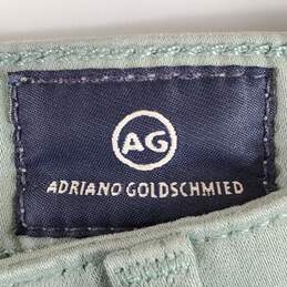 Adriano Goldschmied Women Green Jeans Sz 28R NWT alternative image
