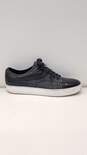 Men's Lanvin Navy Croc Embossed Sneakers Size 10 image number 1