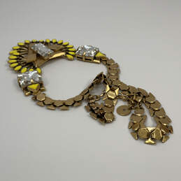 Designer Stella & Dot Gold Tone Rhinestone Norah Pendant Statement Necklace alternative image