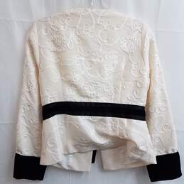Neiman Marcus Exclusive Silk Floral Print Evening Jacket Size S alternative image