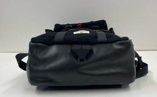 Topo Designs x Woolrich Klettersack 22L Black Wool Leather Backpack Bag image number 5