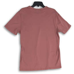 Womens Pink Crew Neck Short Sleeve Pullover T-Shirt Size XL alternative image