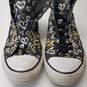 Converse All Star Heart Sneakers Black/White/Gold Women US 10 image number 7