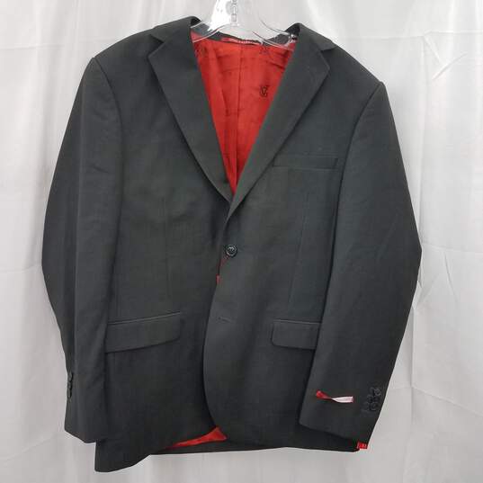 Grey/Red Geno Valentino Milano Suit Size 38S image number 1