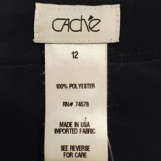Cache Women Navy Skirt Sz 12 NWT image number 3