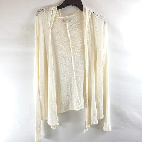 Abercrombie & Fitch Women Ivory Knit Cardigan XS NWT image number 1