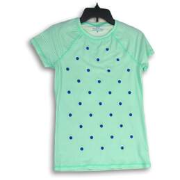 Vineyard Vines Womens Blue Striped Short Sleeve Pullover T-Shirt Size M