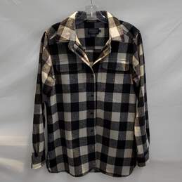Pendleton Long Sleeve Button Up Flannel Shirt Size S