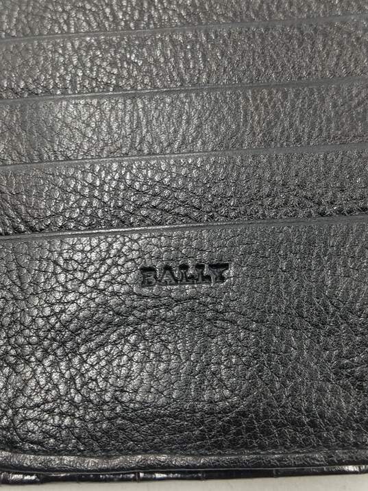 Authentic BALLY Black Bi-Fold Wallet image number 5