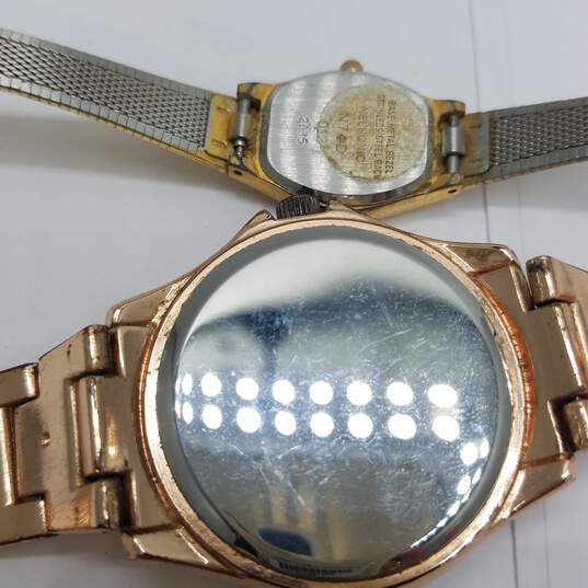 Women's Waltham Plus Brands Gold Tone Stainless Steel Watch Collection image number 7