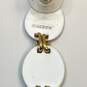 Designer J. Crew Gold-Tone Convex Oval Shape Linear Dangle Drop Earrings image number 4