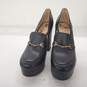 Sam Edelman Black Leather Block Heel Pumps Women's Size 8.5M image number 2