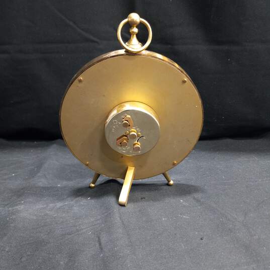 Vintage Bulova Brass Shelf Clock image number 2
