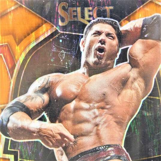 2023 Batista Panini Select WWE Orange Flash Prizm image number 2