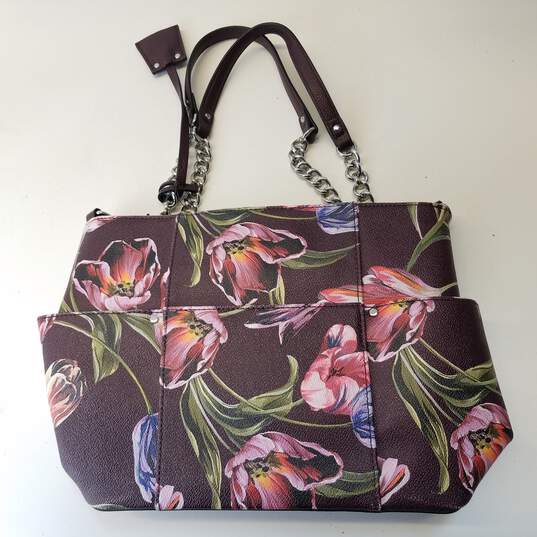 Dana Buchman Floral Print Shoulder Bag Multicolor image number 5