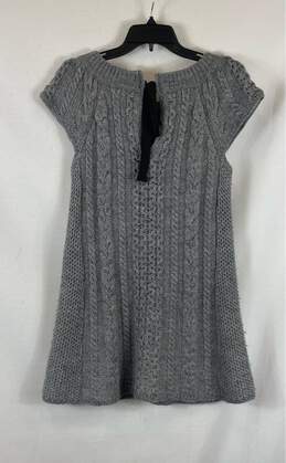 Free People Gray Knitted Dress - Size Medium alternative image