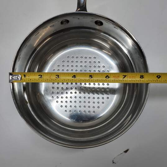 ALL CLAD STAINLESS STEEL STRAINER/STEAMER POT image number 3