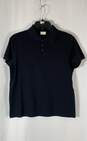 Saint Laurent Black Short Sleeve Polo - Size Small image number 1