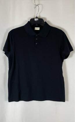Saint Laurent Black Short Sleeve Polo - Size Small