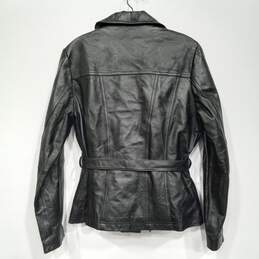 Willsons Leather Maxima Belted Leather Jacket Women's Size L alternative image