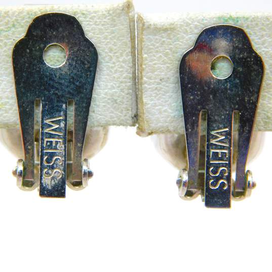 Vintage Weiss Trifari & Silver Tone Rhinestone Jewelry 53.9g image number 10