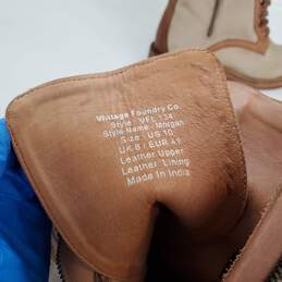 Vintage Foundry Co Morgan Leather Boots Size 10 alternative image