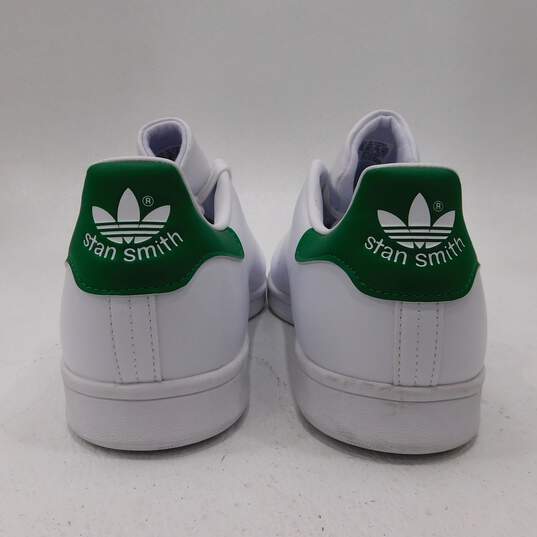 adidas Stan Smith Forever PRIMEGREEN White Men's Shoes Size 14 image number 5