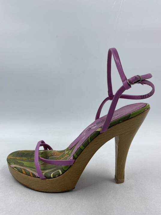 Authentic D&G Pink Strappy Platform Sandal W 9.5 image number 2