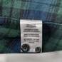 Men's Blue & Green Woolrich Long Sleeve Size XL image number 3