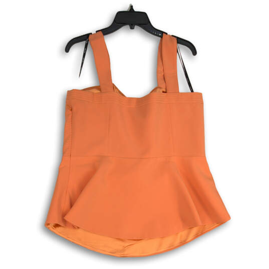 NWT Womens Orange Sweetheart Wide Strap Camisole Top Size XS/14 image number 2