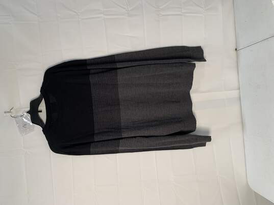 Men's Black/Grey Calvin Klein Sweater Shirt Size: XL image number 3
