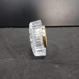 Godinger Crystal Legends Medallion Clock IOB alternative image