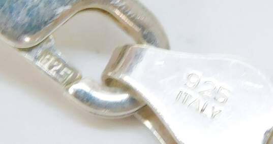 925 & 925 Vermeil Herringbone Twisted & Figaro Chain Bracelets 18.6g image number 5