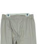 Womens Beige Black Stripe Elastic Waist Drawstring Sweatpants Size Small image number 4