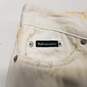 Womens White Cotton Light Wash Distressed Straight Jeans Size 26/40 image number 4