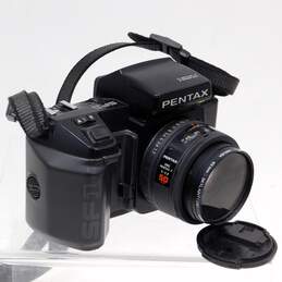 Pentax SF1 SLR 35mm Film Camera W/ 50mm & Sigma 70-300mm DL Macro Super Lenses alternative image