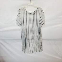 Eileen Fisher Gray Sheer Silk Tunic WM Size XL NWT alternative image