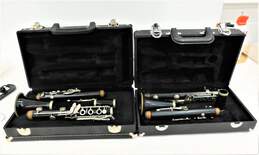 VNTG Normandy Brand Reso-Tone Model B Flat Clarinets w/ Cases (Set of 2)