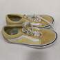 Mens Old Skool 500714 Yellow White Lace Up Low Top Sneaker Shoes Size 5 image number 2