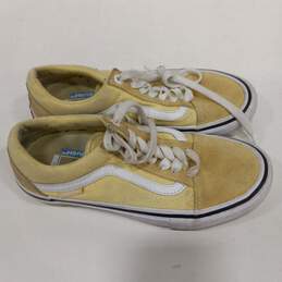 Mens Old Skool 500714 Yellow White Lace Up Low Top Sneaker Shoes Size 5 alternative image