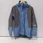 Women's Light Blue & Gray The North Face Jacket (Size M) image number 1