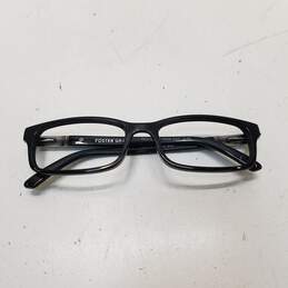 Foster Grant Black Browline Eyeglasses Frame