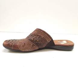 Sesto Meucci Women's Brown Leather Mule Flats Size 8.5 alternative image