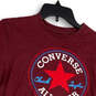 Mens Red Chuck Taylor All Star Crew Neck Short Sleeve Graphic T-Shirt Sz XS image number 3